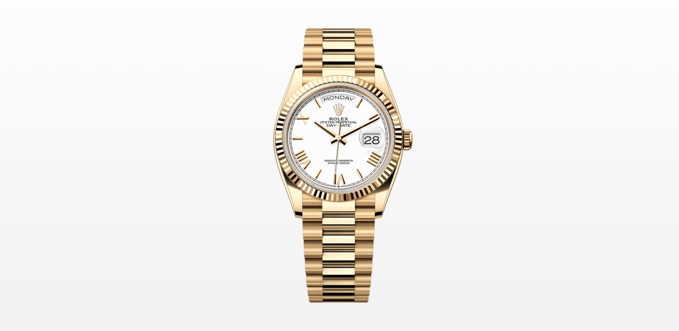 Rolex President White
