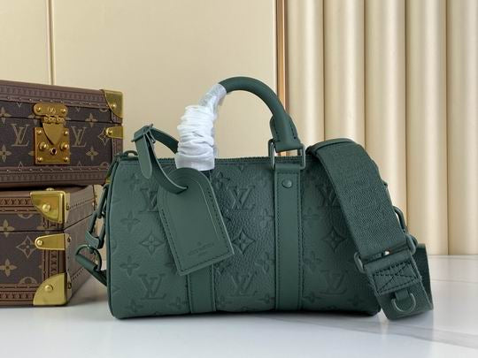 LV Green small Keepall M24432