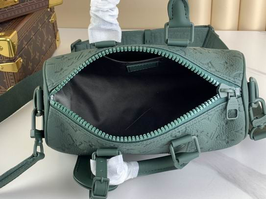 LV Green small Keepall M24432