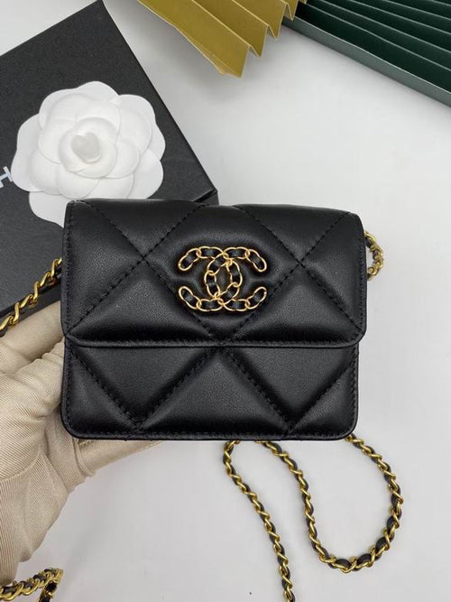 Chanel Wallet Black 6120