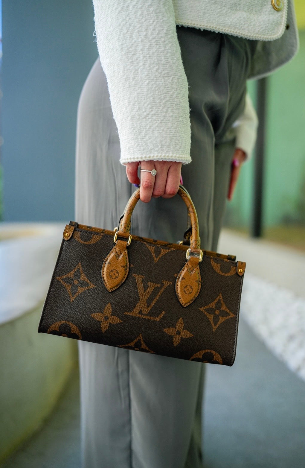 On-The-Go East West Chain | LV Monogram Reverse