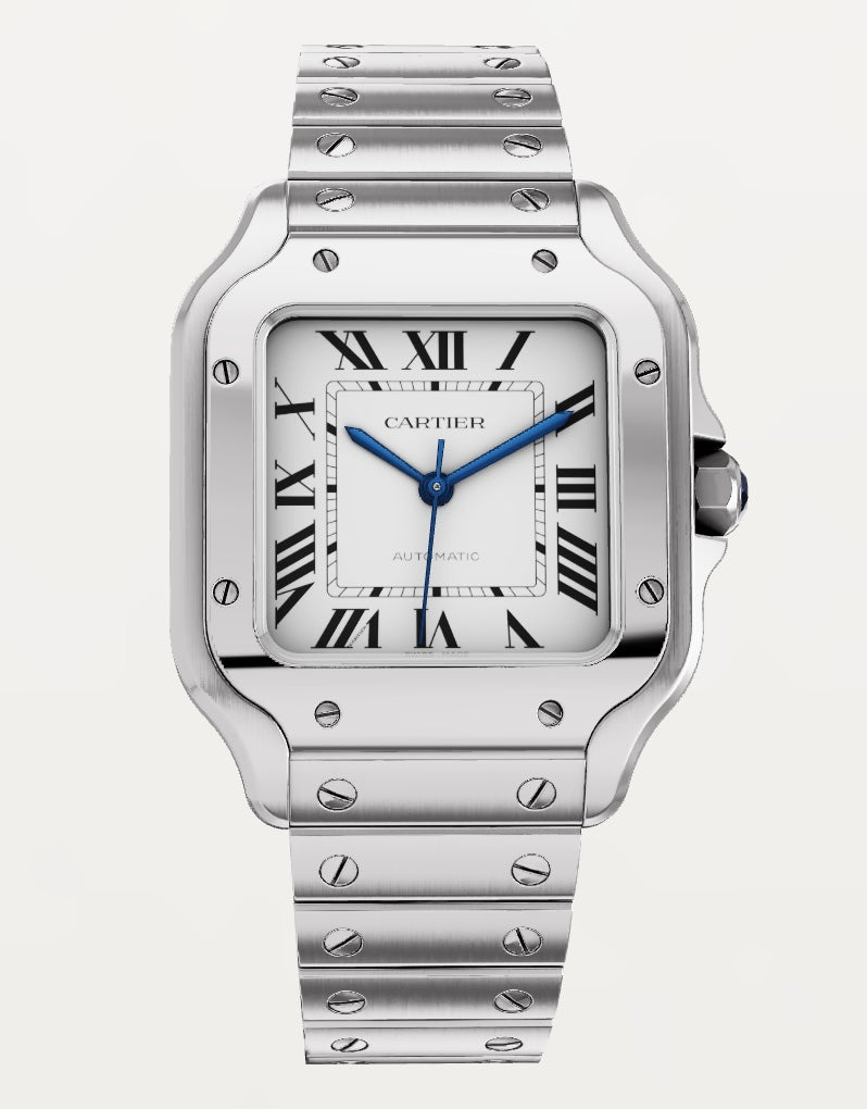Cartier Santos White