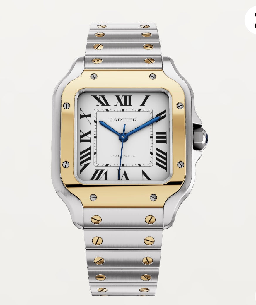 Cartier Santos Two Tone