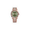 Rolex Day-Date 40 Everose Green Dial
